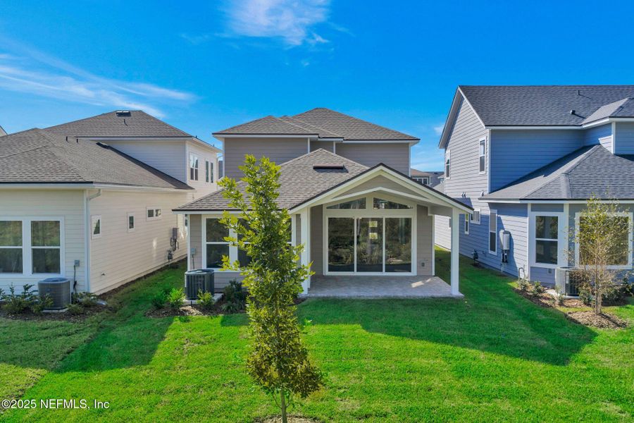 Exterior details and patio area of a home in Crosswinds at Nocatee, Ponte Vedra (Image 4).