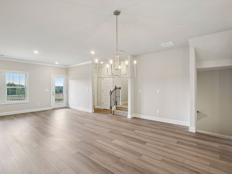 The Leighton floorplan with the Upscale Rustic Linen interior package.