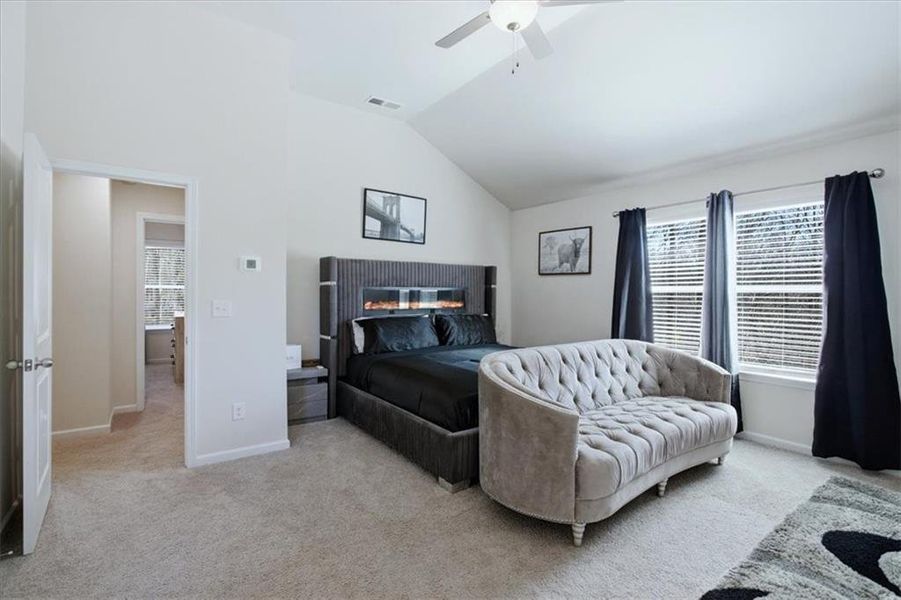 Furnished interior view inside a new home in Tell River, Atlanta (Image 18). Furnished interior view inside a new home in Tell River, Atlanta (Image 18).