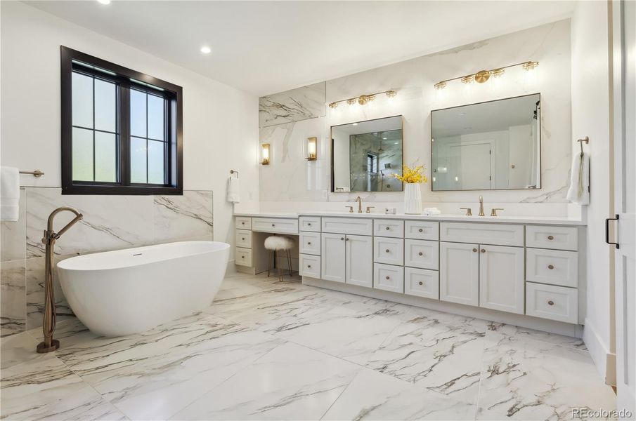 Furnished interior view inside a new home in , Denver (Image 33).