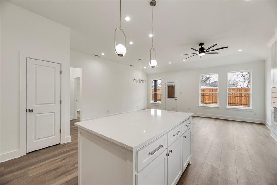 Furnished interior view inside a new home in , Dallas (Image 7).