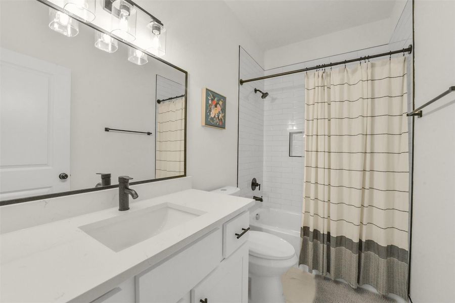 Furnished interior view inside a new home in , Houston (Image 8).
