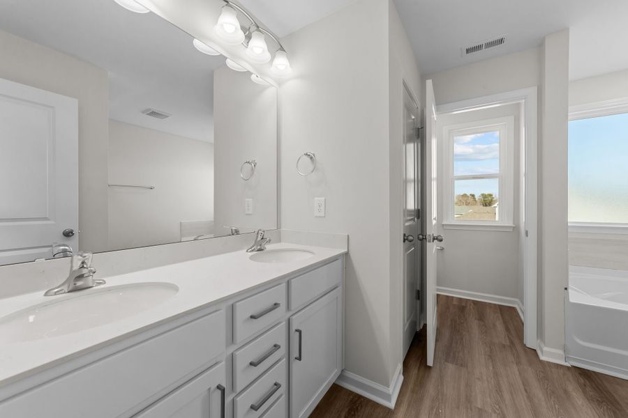 Furnished interior view inside a new home in Neill's Pointe, Angier (Image 13).