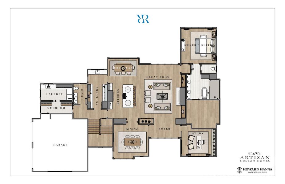 2D floor plan layout of this home in , Denver, NC (Image 4). 2D floor plan layout of this home in , Denver, NC (Image 4).