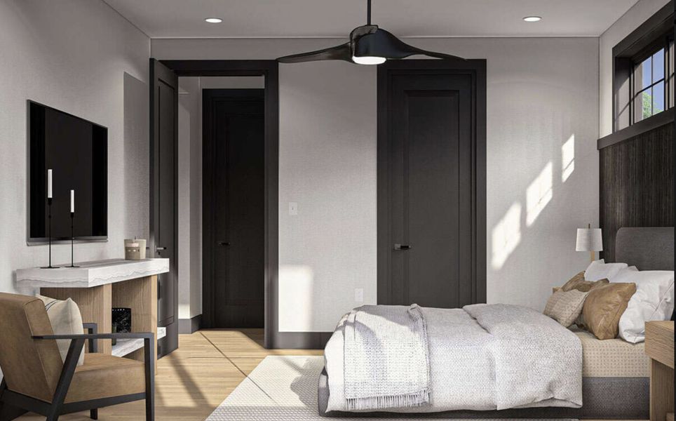 Representative furnished interior of a home built from the Sterling by Zeal Home Builders in Saddle Crest Estates, Weatherford (Image 11).