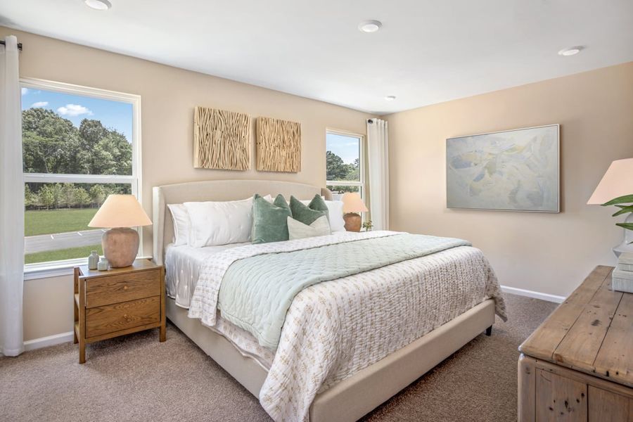 Representative furnished interior of a home built from the 1466 Modeled by KB Home in Biltmore, Raleigh (Image 8). Representative furnished interior of a home built from the 1466 Modeled by KB Home in Biltmore, Raleigh (Image 8).
