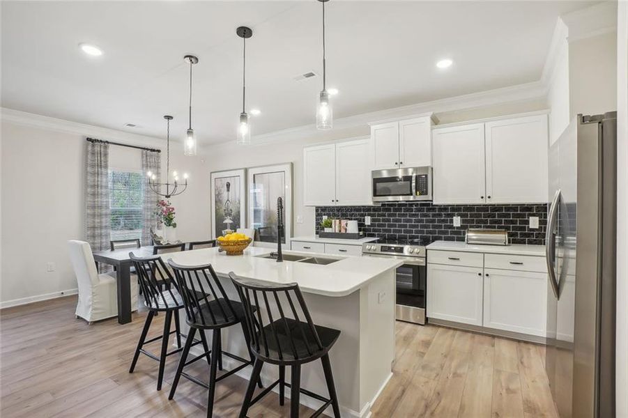 Furnished interior view inside a new home in Southbend, Rome (Image 9).