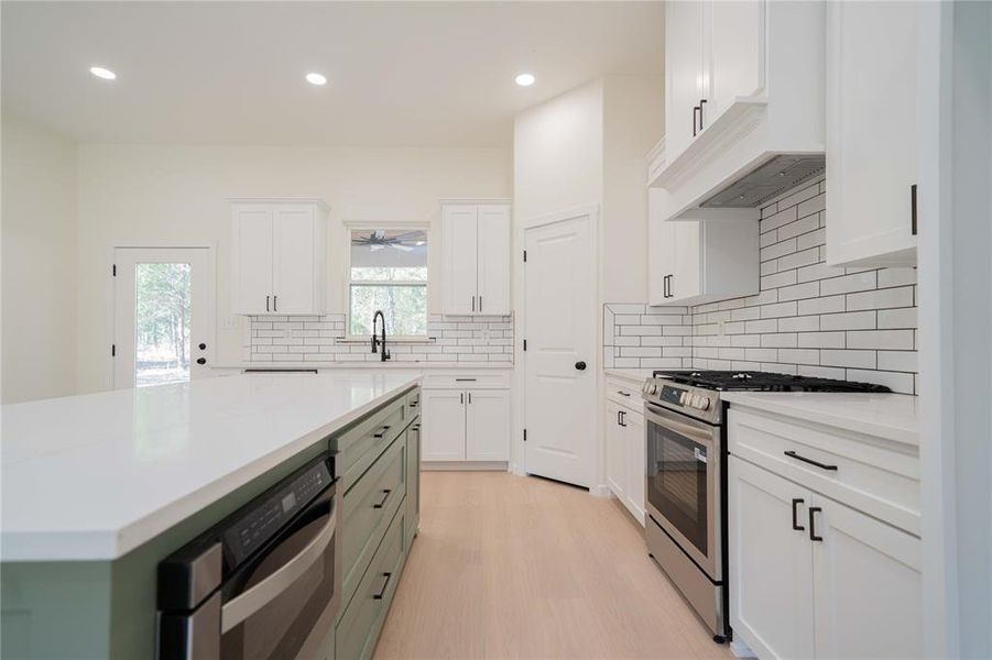 Furnished interior view inside a new home in , Scroggins (Image 9).