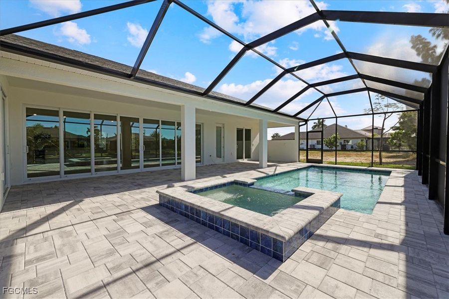 Exterior details and patio area of a home in Cape Coral, Cape Coral (Image 23).