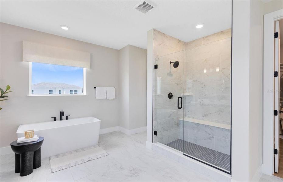 Furnished interior view inside a new home in Parkside Trails, Clermont (Image 6).