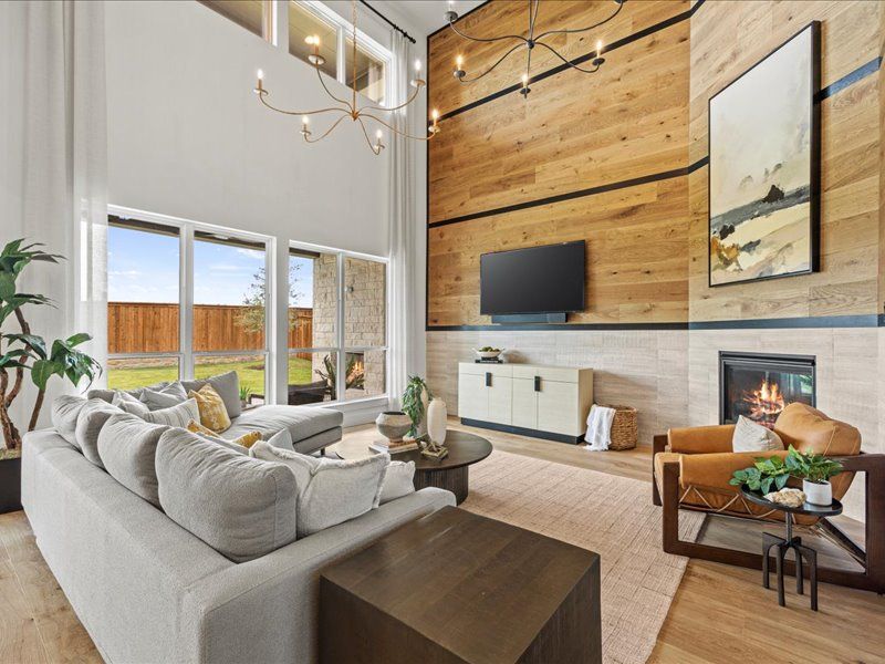 Furnished interior view inside a new home in Nelson Lake Estates, Rockwall (Image 10).