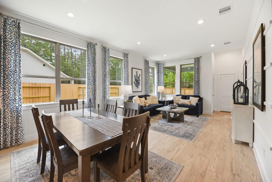 Furnished interior view inside a new home in Jordan Ranch, Fulshear (Image 8).
