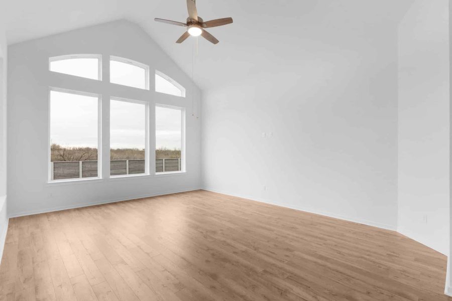Spacious, unfurnished interior of a new home in Carillon, Manor (Image 14).