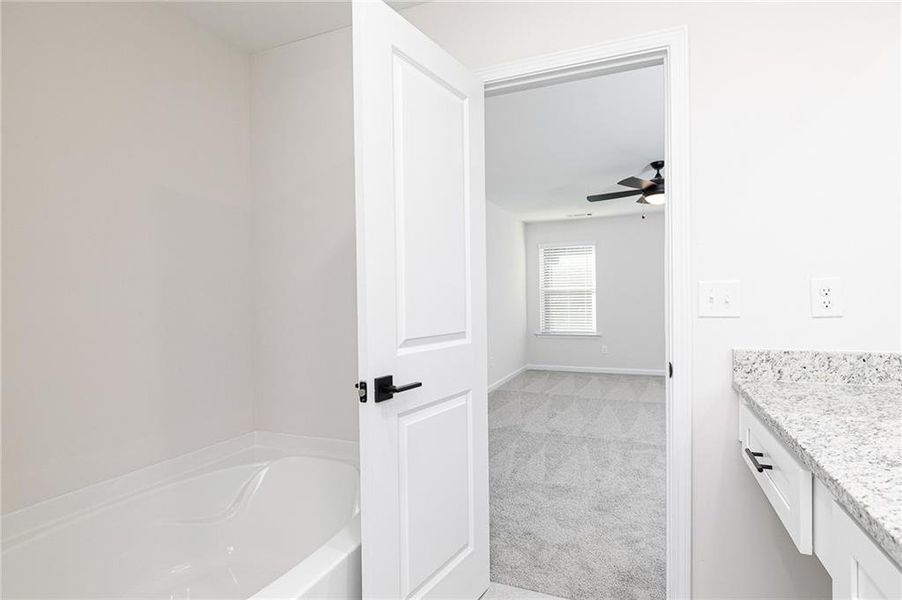 Furnished interior view inside a new home in Lake Preserve at Jackson Trail, Jefferson (Image 5).