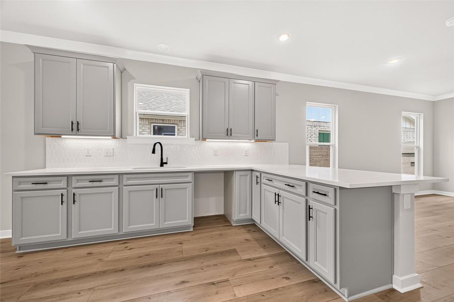 Furnished interior view inside a new home in Two Step Farm, Montgomery (Image 6).