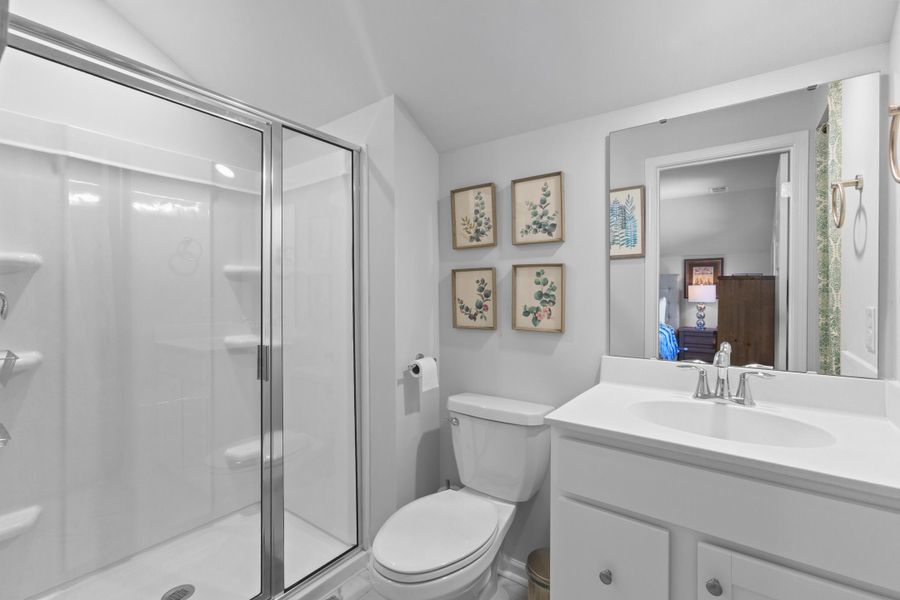 Furnished interior view inside a new home in Sweetgrass at Summers Corner, Summerville (Image 41).