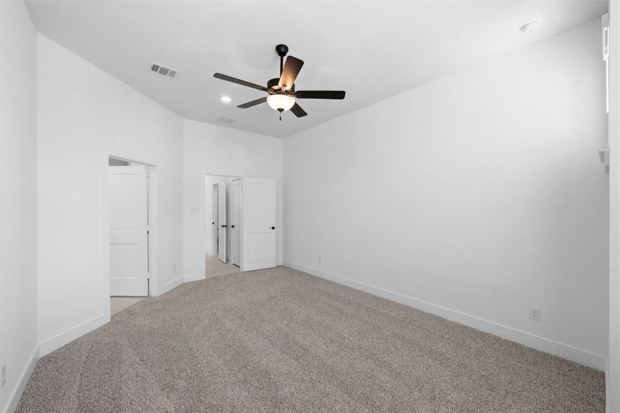 Spacious, unfurnished interior of a new home in Bridgeland 45's, Cypress (Image 19).