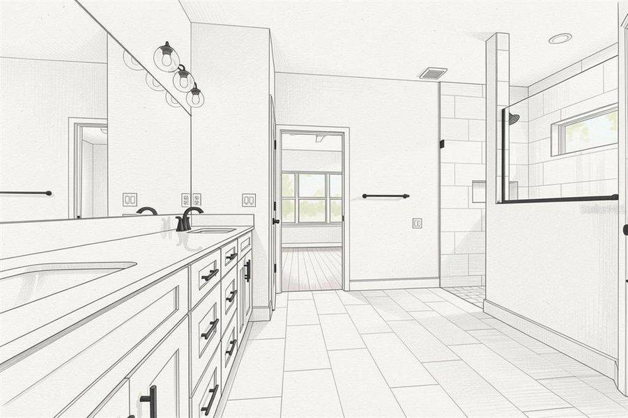 Furnished interior view inside a new home in , Newberry (Image 5).