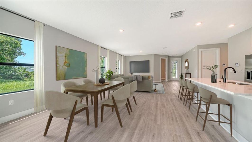 Furnished interior view inside a new home in , North Port (Image 18).
