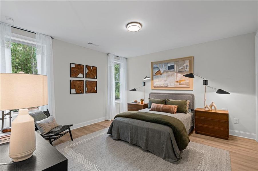 Furnished interior view inside a new home in Laurel View, Suwanee (Image 53).