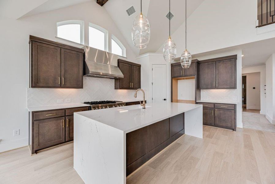 Furnished interior view inside a new home in Park Place, Prosper (Image 6).