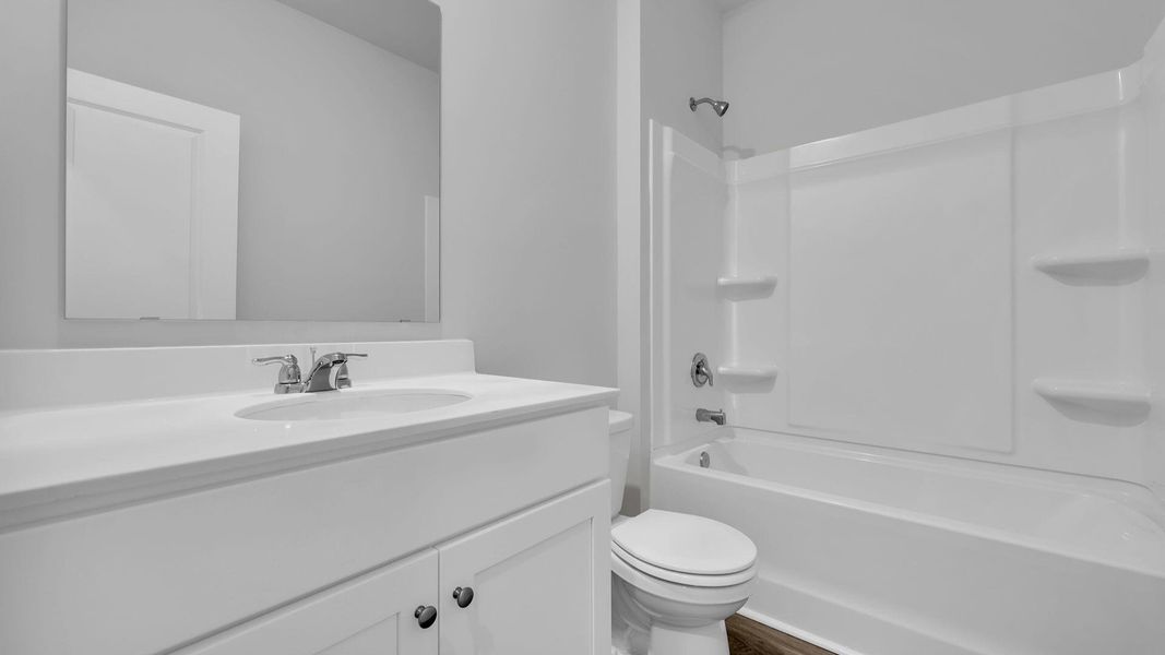 Furnished interior view inside a new home in Lakeview at Kitfield, Moncks Corner (Image 16). Furnished interior view inside a new home in Lakeview at Kitfield, Moncks Corner (Image 16).