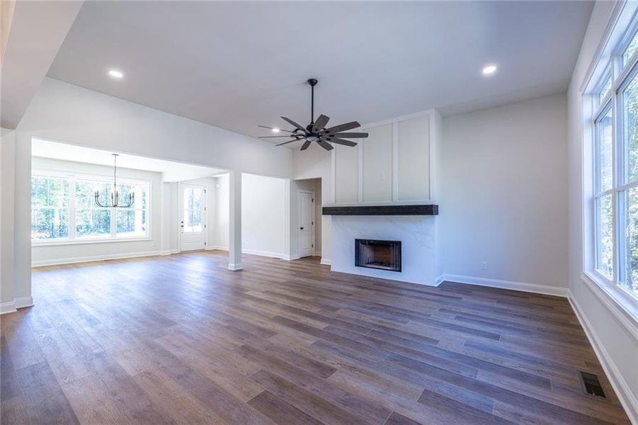 Spacious, unfurnished interior of a new home in , Dallas (Image 61).