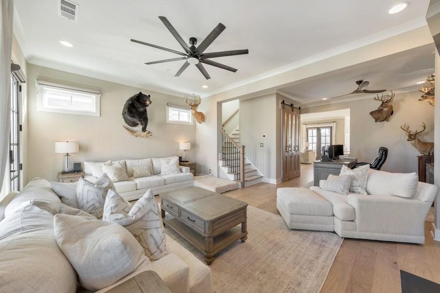 Furnished interior view inside a new home in , Woodstock (Image 39).