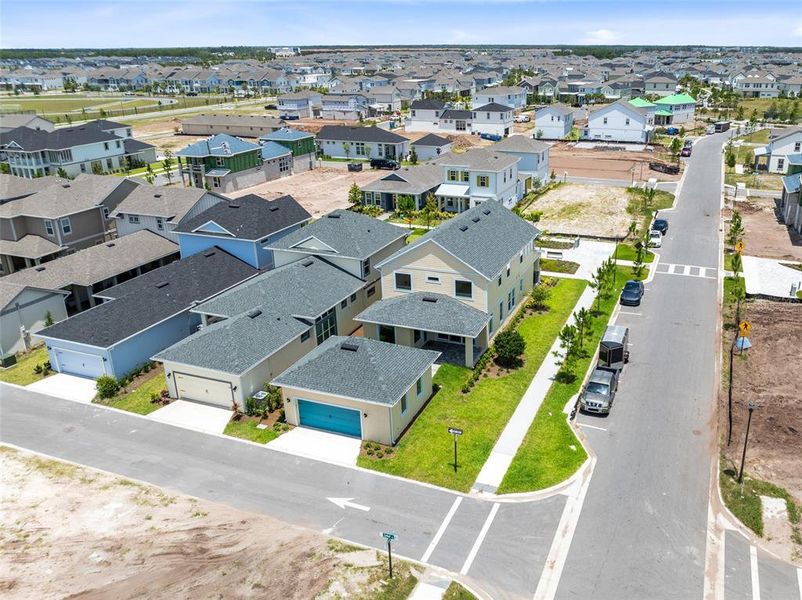 Front exterior of a new home in , Orlando, FL, highlighting curb appeal (Image 25).