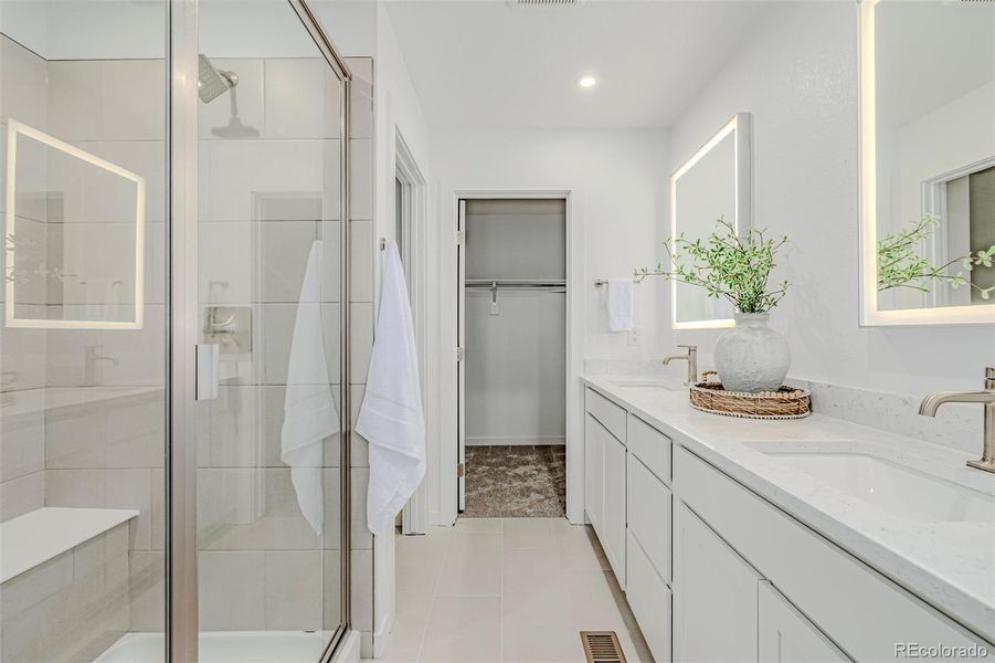 Furnished interior view inside a new home in The Hub at Virginia Village, Denver (Image 28). Furnished interior view inside a new home in The Hub at Virginia Village, Denver (Image 28).