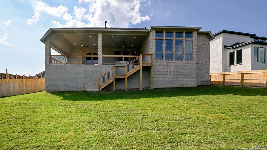 Exterior details and patio area of a home in Johnson Ranch 70', Bulverde (Image 25). Exterior details and patio area of a home in Johnson Ranch 70', Bulverde (Image 25).