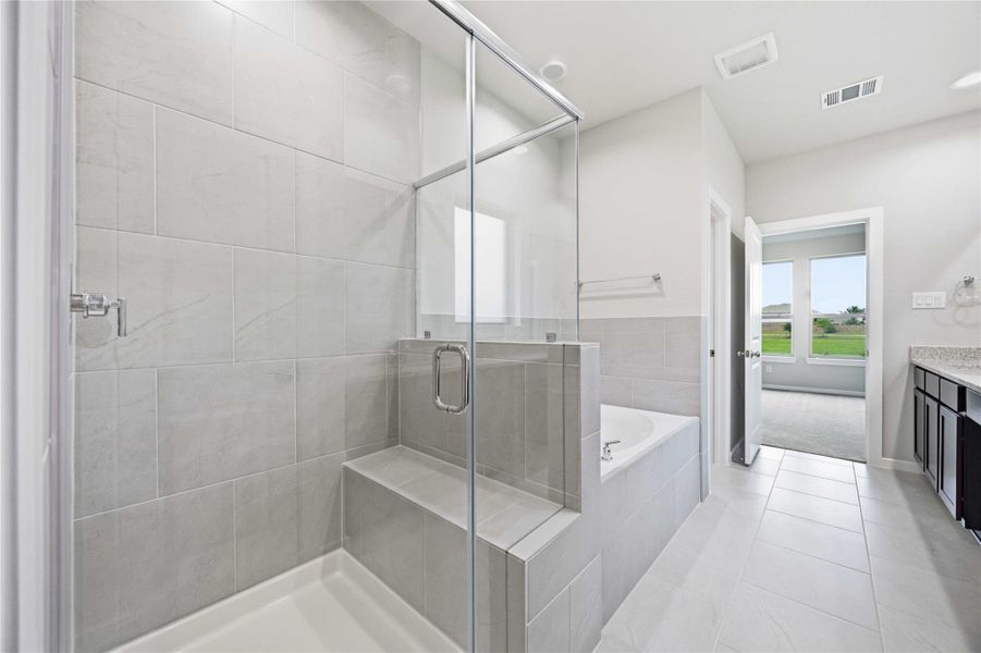 Furnished interior view inside a new home in , La Marque (Image 9).
