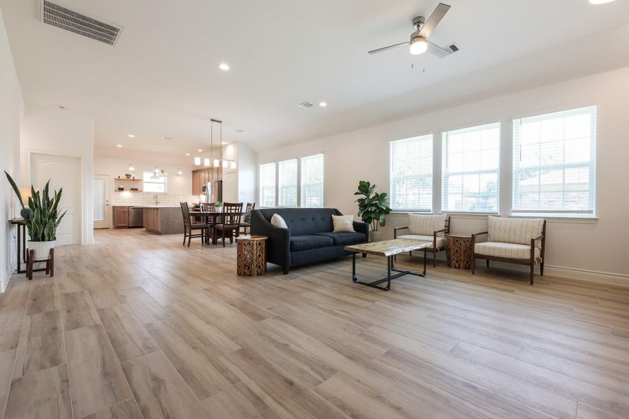 Furnished interior view inside a new home in , Pearland (Image 9).
