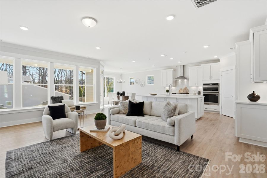 Furnished interior view inside a new home in Rone Creek, Waxhaw (Image 6). Furnished interior view inside a new home in Rone Creek, Waxhaw (Image 6).