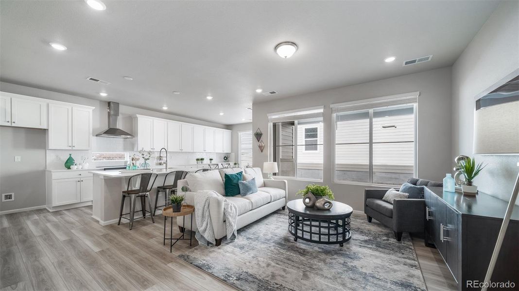 Furnished interior view inside a new home in , Aurora (Image 6).