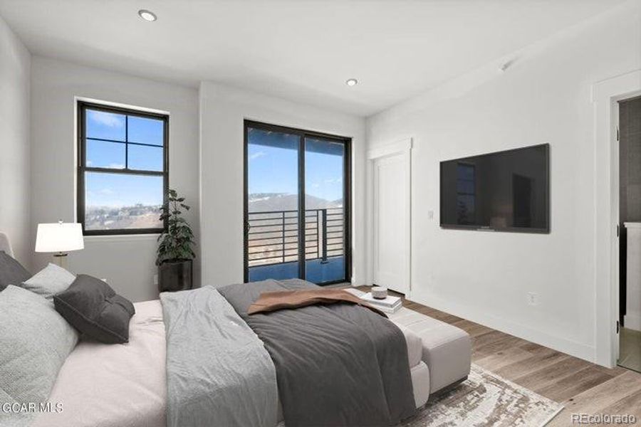 Furnished interior view inside a new home in , Granby (Image 9).