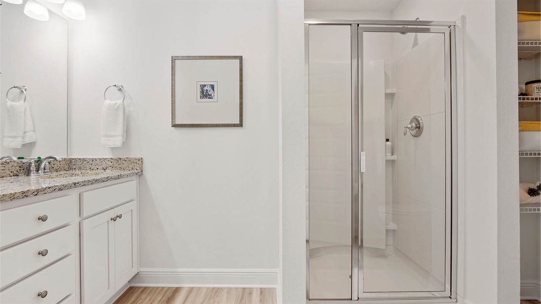 Furnished interior view inside a new home in Bayside at Ward Creek, Panama City Beach (Image 25).