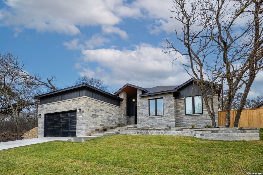 Front exterior of a new home in , Selma, TX, highlighting curb appeal (Image 1). Front exterior of a new home in , Selma, TX, highlighting curb appeal (Image 1).