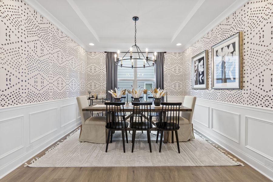 Representative furnished interior of a home built from the Somerset by Taylor Morrison in River Falls, Tega Cay (Image 9).
