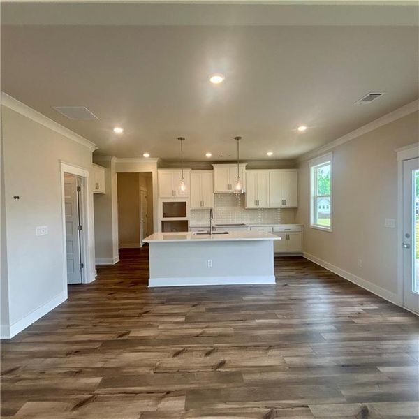 Spacious, unfurnished interior of a new home in Rosewood Lake Estates, Hoschton (Image 14). Spacious, unfurnished interior of a new home in Rosewood Lake Estates, Hoschton (Image 14).