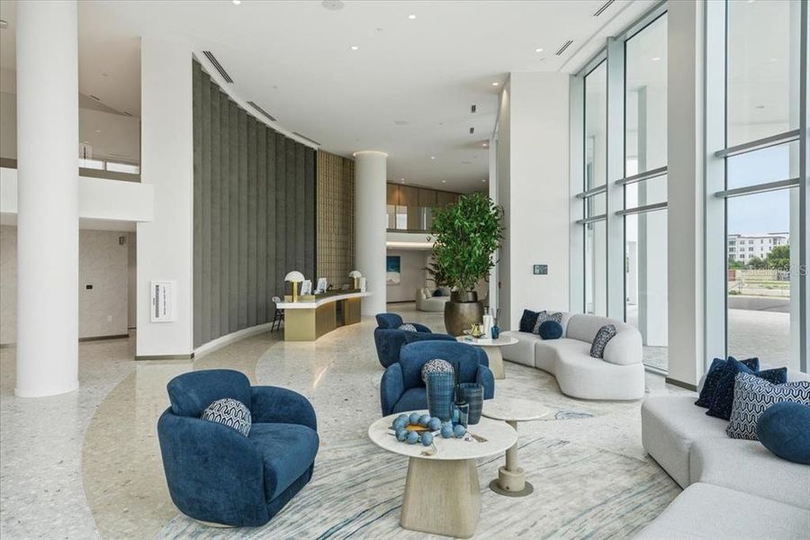 Furnished interior view inside a new home in , Tampa (Image 10).