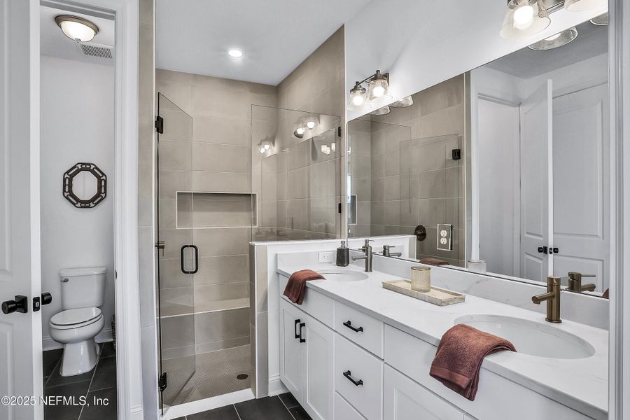 Furnished interior view inside a new home in , Ponte Vedra (Image 37). Furnished interior view inside a new home in , Ponte Vedra (Image 37).