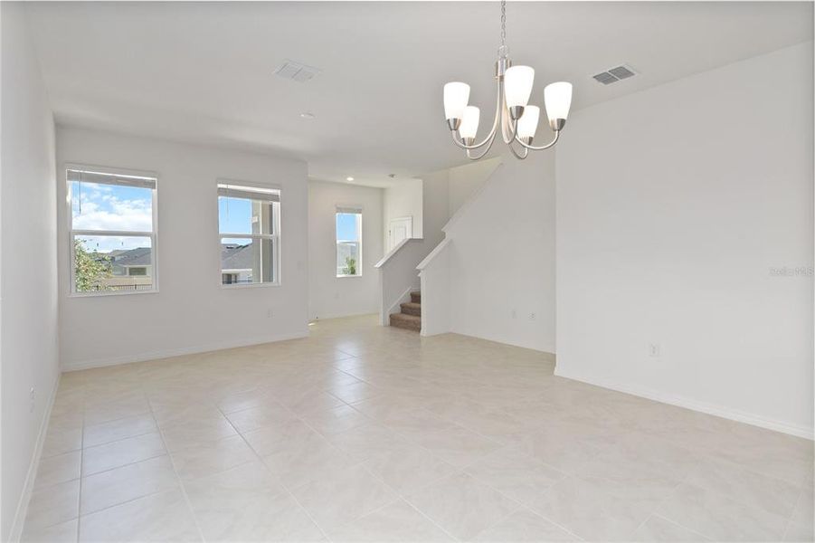 Spacious, unfurnished interior of a new home in Bellaviva III at Westside, Davenport (Image 11). Spacious, unfurnished interior of a new home in Bellaviva III at Westside, Davenport (Image 11).