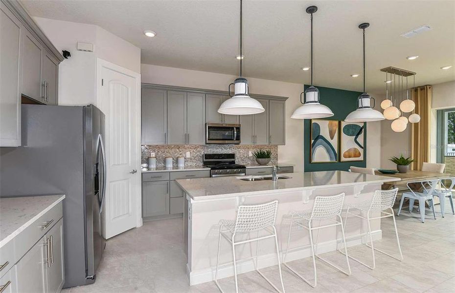 Furnished interior view inside a new home in Tohoqua, Kissimmee (Image 4). Furnished interior view inside a new home in Tohoqua, Kissimmee (Image 4).