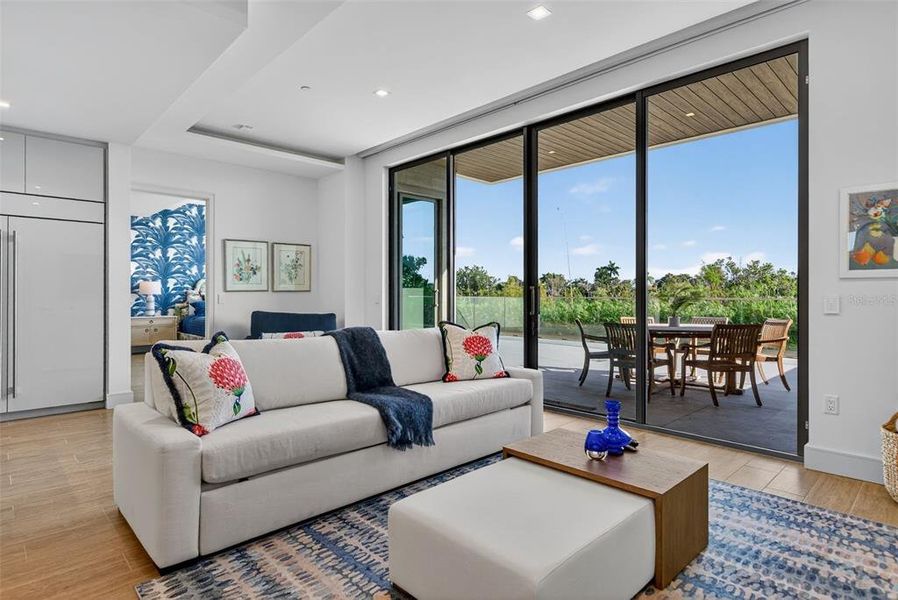 Furnished interior view inside a new home in , Longboat Key (Image 24).
