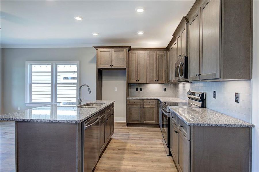 Furnished interior view inside a new home in , Cartersville (Image 16).