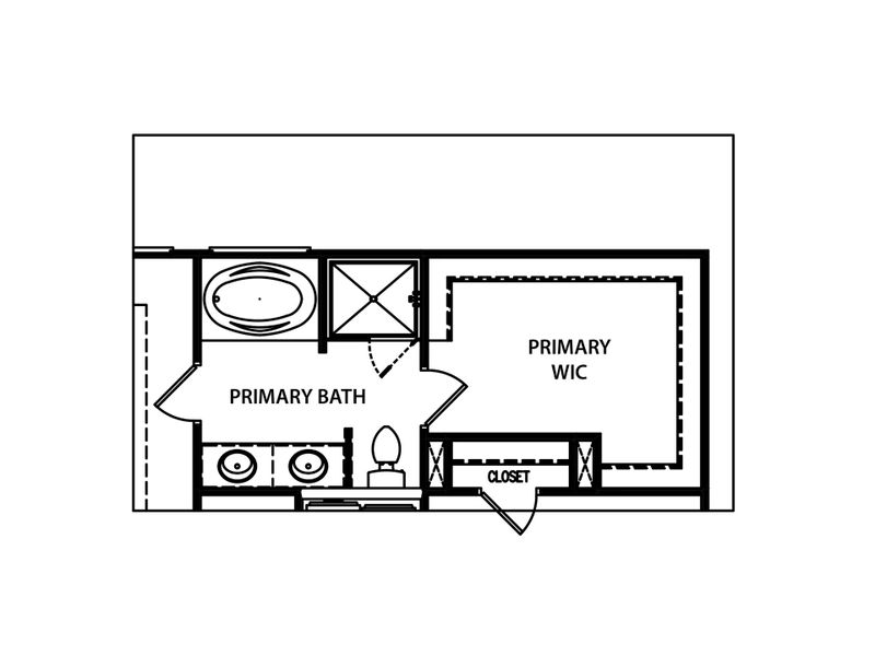 2D floor plan layout for the The Preston by My Home Communities in Red Bird Manor, Jefferson, GA (Image 5).