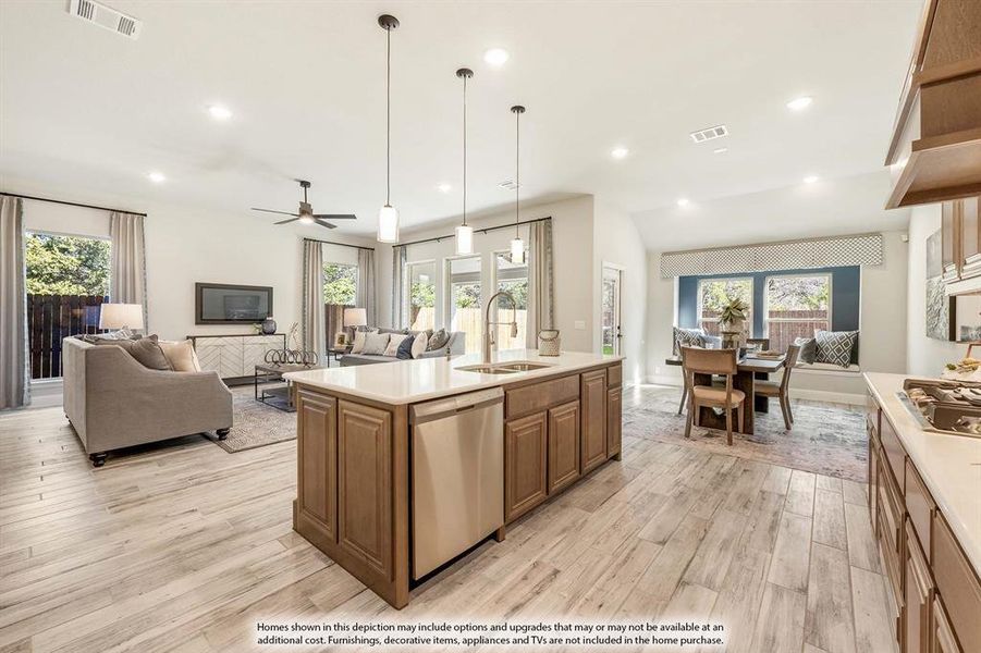 Furnished interior view inside a new home in Wildflower Ranch, Fort Worth (Image 5).