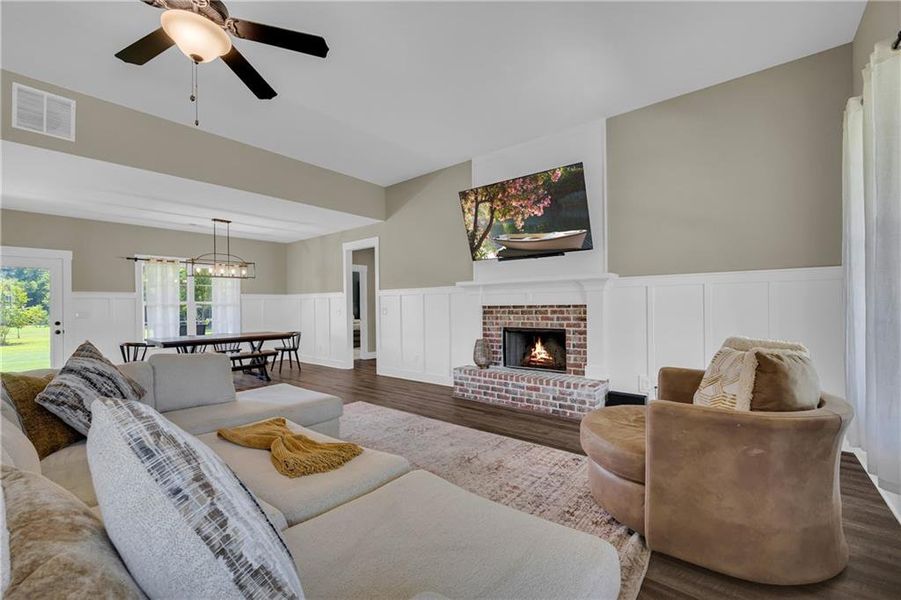 Furnished interior view inside a new home in , Social Circle (Image 40).