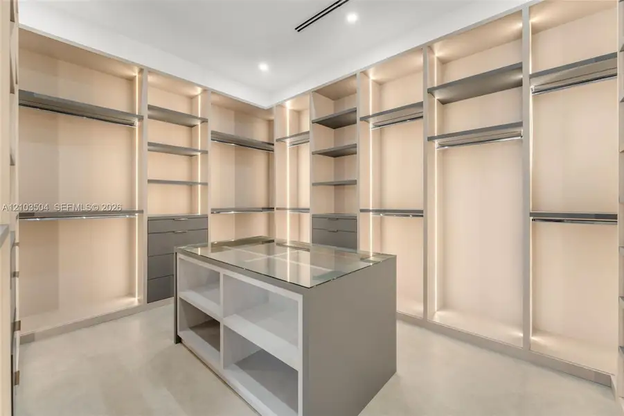 Furnished interior view inside a new home in , Miami (Image 17).
